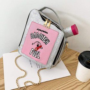 NOVELTY BAD BISH FUEL BADDIE HANDBAG CROSSBODY BAG